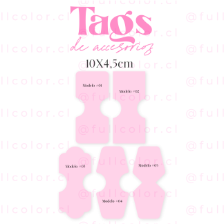 Tag de Accesorios (10x4,5cm)