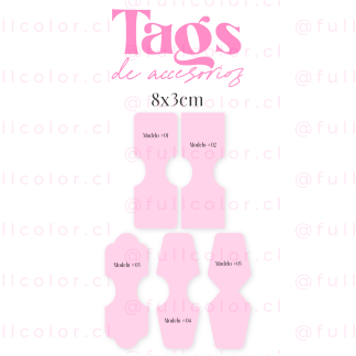 Tag de Accesorios (8x3cm)
