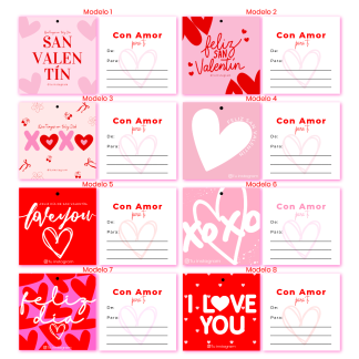Tags San Valentín-Cuadrado (5,6cmx5,6cm)