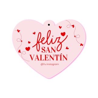 Tag San Valentín Corazón