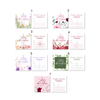 Tags Cuadrados - Dia de las Madres 2024