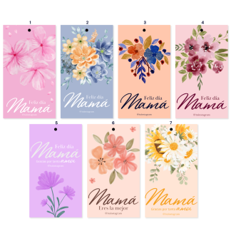 Tags 8x4,5cm - Dia de las Madres 2025