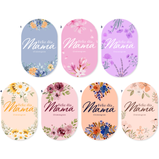 Tags 8x5cm - Dia de las Madres 2025