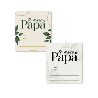 1.-Tarjetas - Dia del padre 10x9cm