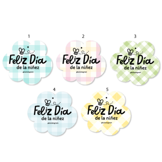Tags Foil - Día de la niñez/niño