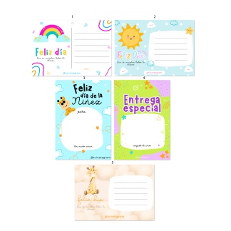 Tarjetas - Día de la niñez/niño