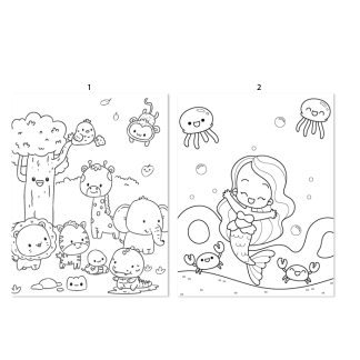 Tarjetones Coloreables - Día de la niñez/niño