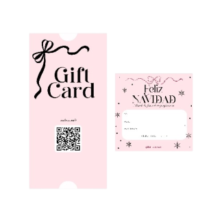 Gift Card (9.2x9.2cm) Cuadradas con foil + Sobre Navidad