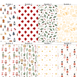 Papel Mantequilla Horizontal - Navidad