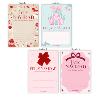 Tarjetas 10x7cm - Navidad