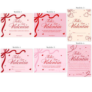 San Valentín -Tarjeta (7x9,5xcm)