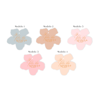 4.- Tag Foil- Flor 6,50cm x 5,70cm