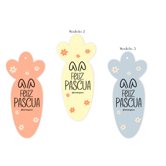 2.- Pascua-Tags zanahoria foil